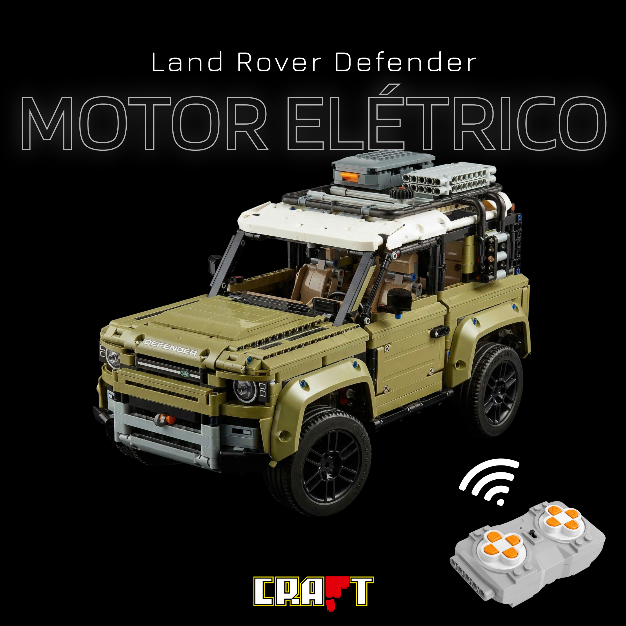 Kit Motor El&eacute;trico para a Land Rover Defender