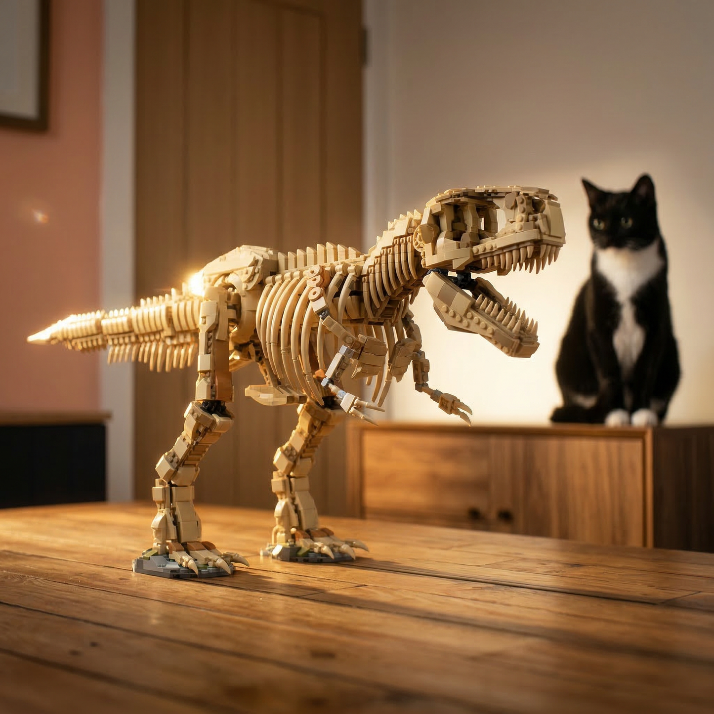 F&oacute;ssil do Tiranossauro Rex - Jurassic Park (3145 pe&ccedil;as)