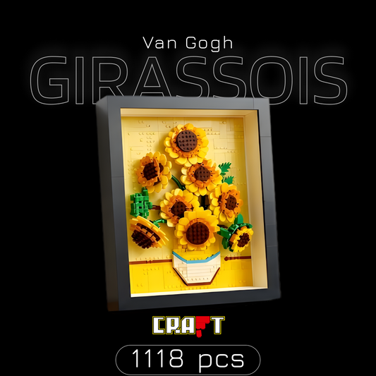 O Museu: Os Girass&oacute;is de Van Gogh (1118 micro-pe&ccedil;as)