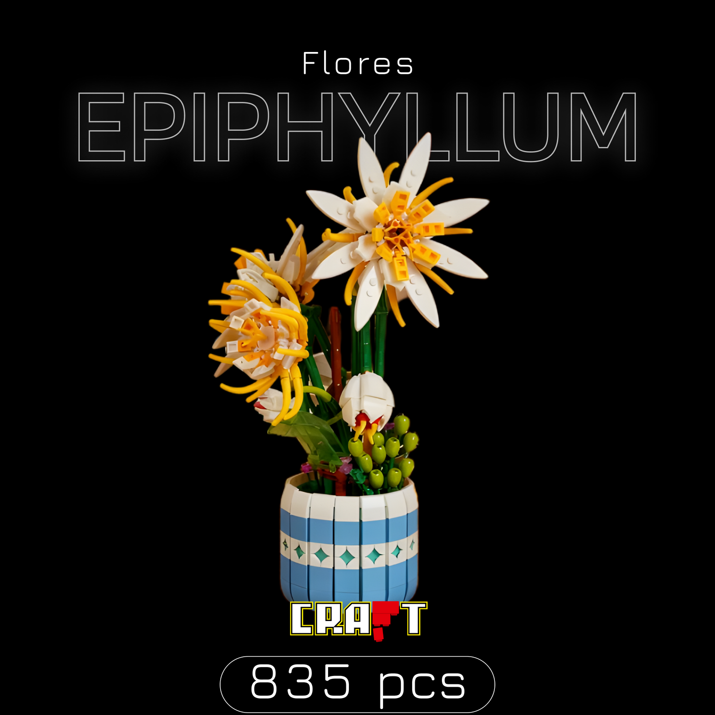 Flores Epiphyllum (835 pe&ccedil;as)