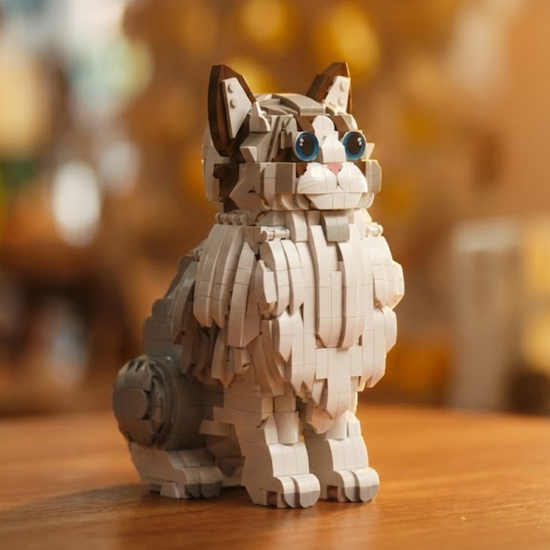 O Companheiro Perfeito: Gato Ragdoll (1438 pe&ccedil;as)