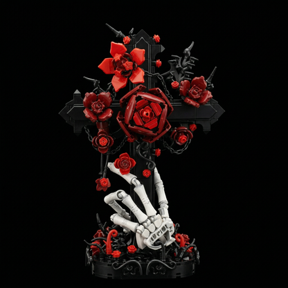 Cruz G&oacute;tica e Rosas (636 pe&ccedil;as)