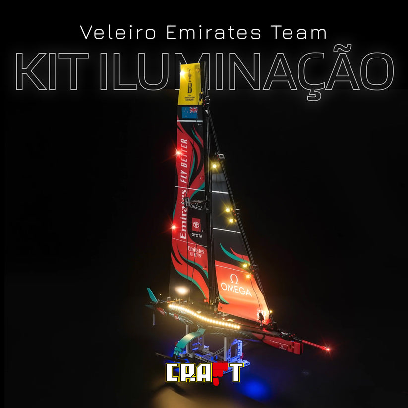 Kit de Iluminação para Veleiro Emirates - Time Nova Zelândia AC75
