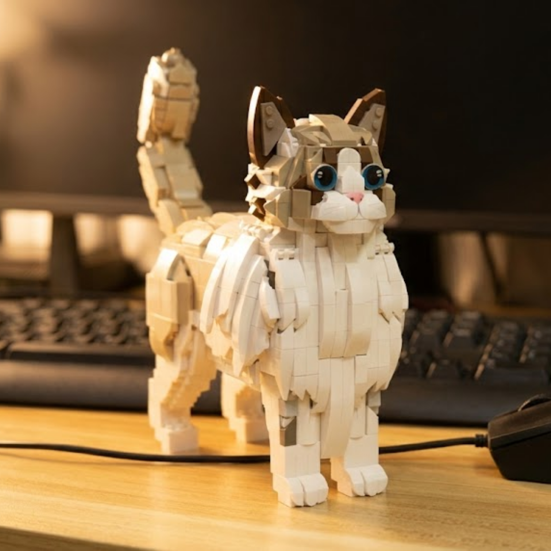 O Companheiro Perfeito: Gato Ragdoll (1438 pe&ccedil;as)