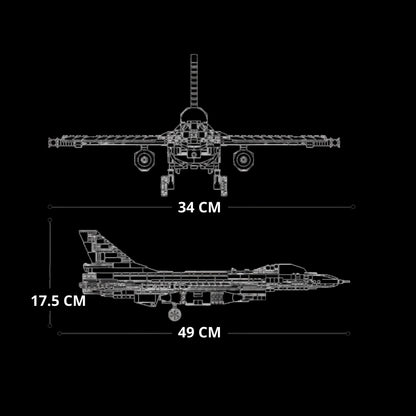 Ca&ccedil;a F-16 (1427 pe&ccedil;as)
