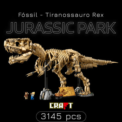 F&oacute;ssil do Tiranossauro Rex - Jurassic Park (3145 pe&ccedil;as)