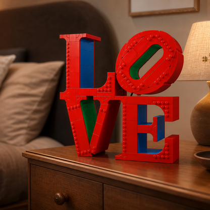 Escultura LOVE (791 pe&ccedil;as)