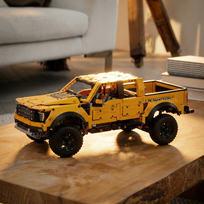 Ford F-150 Raptor Amarelo (1379 pe&ccedil;as)