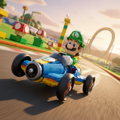Oferta Exclusiva deste An&uacute;ncio I Mario Kart - Luigi (2234 pe&ccedil;as)