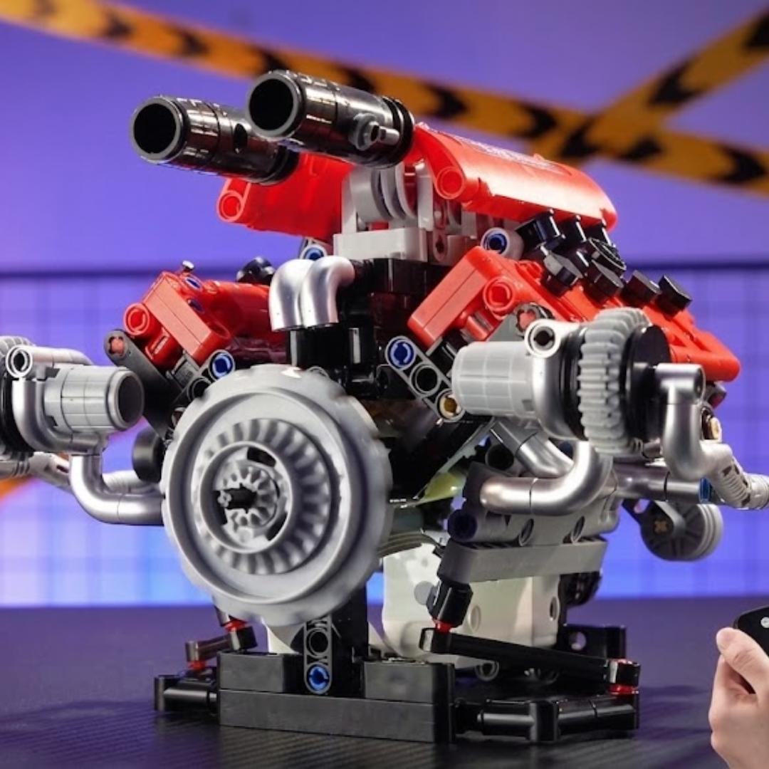 Tech-Turbo V8 (653 pe&ccedil;as) - Brics Craft