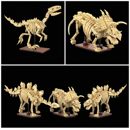 Dinossauros - Esqueletos 3 em 1 (825 pe&ccedil;as)