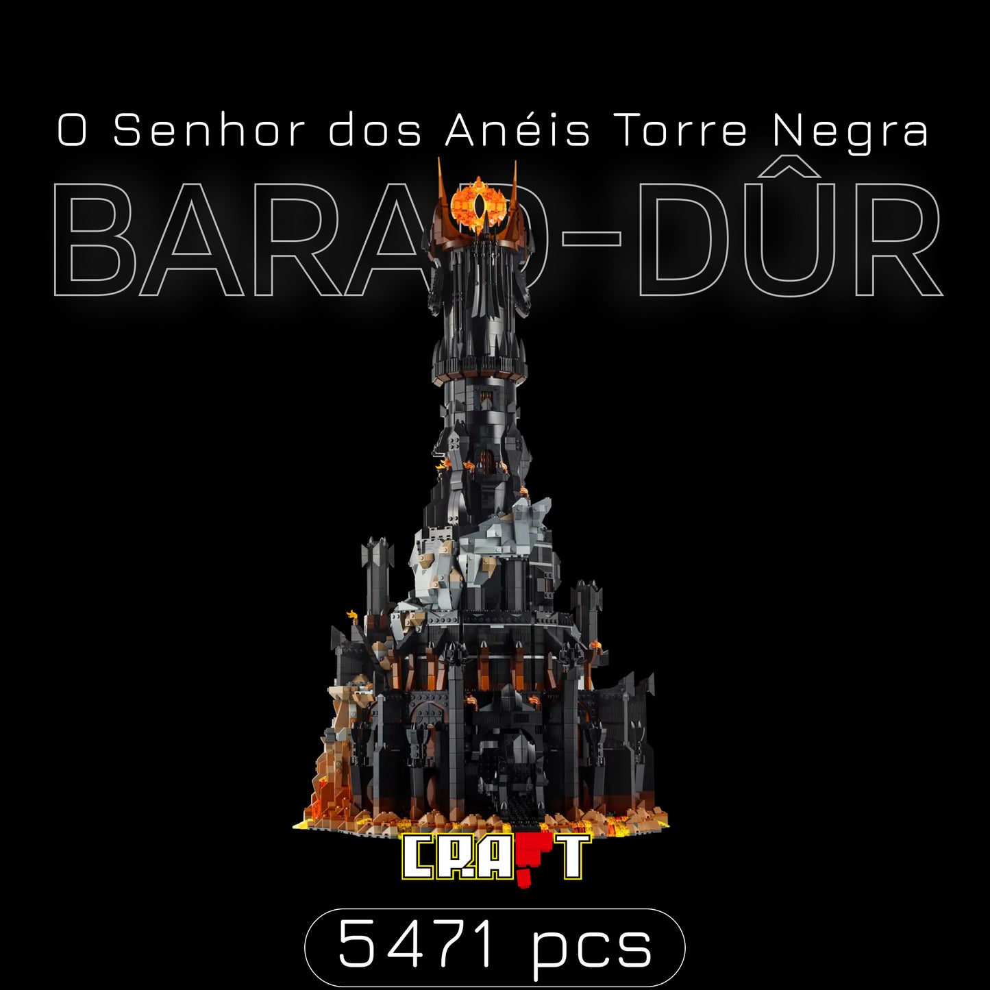 O Senhor dos An&eacute;is - Barad-d&ucirc;r (5471 pe&ccedil;as)