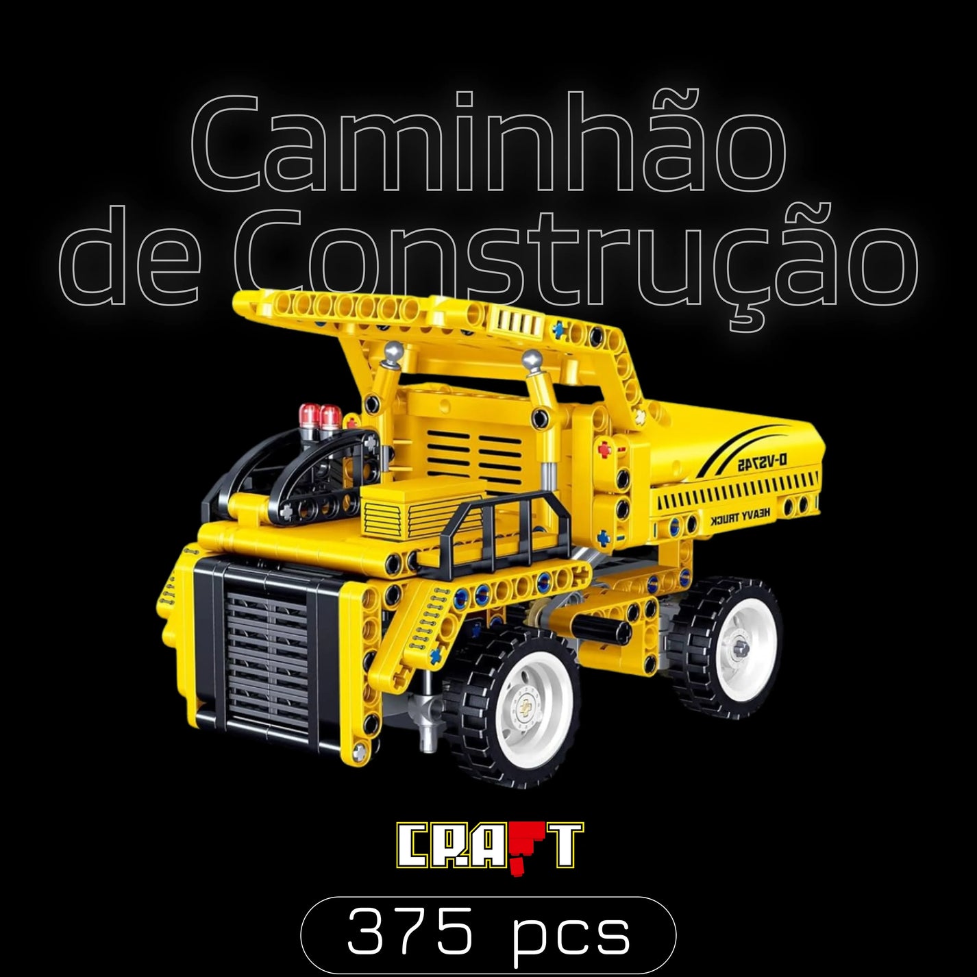 Caminh&atilde;o de Constru&ccedil;&atilde;o (375 pe&ccedil;as)