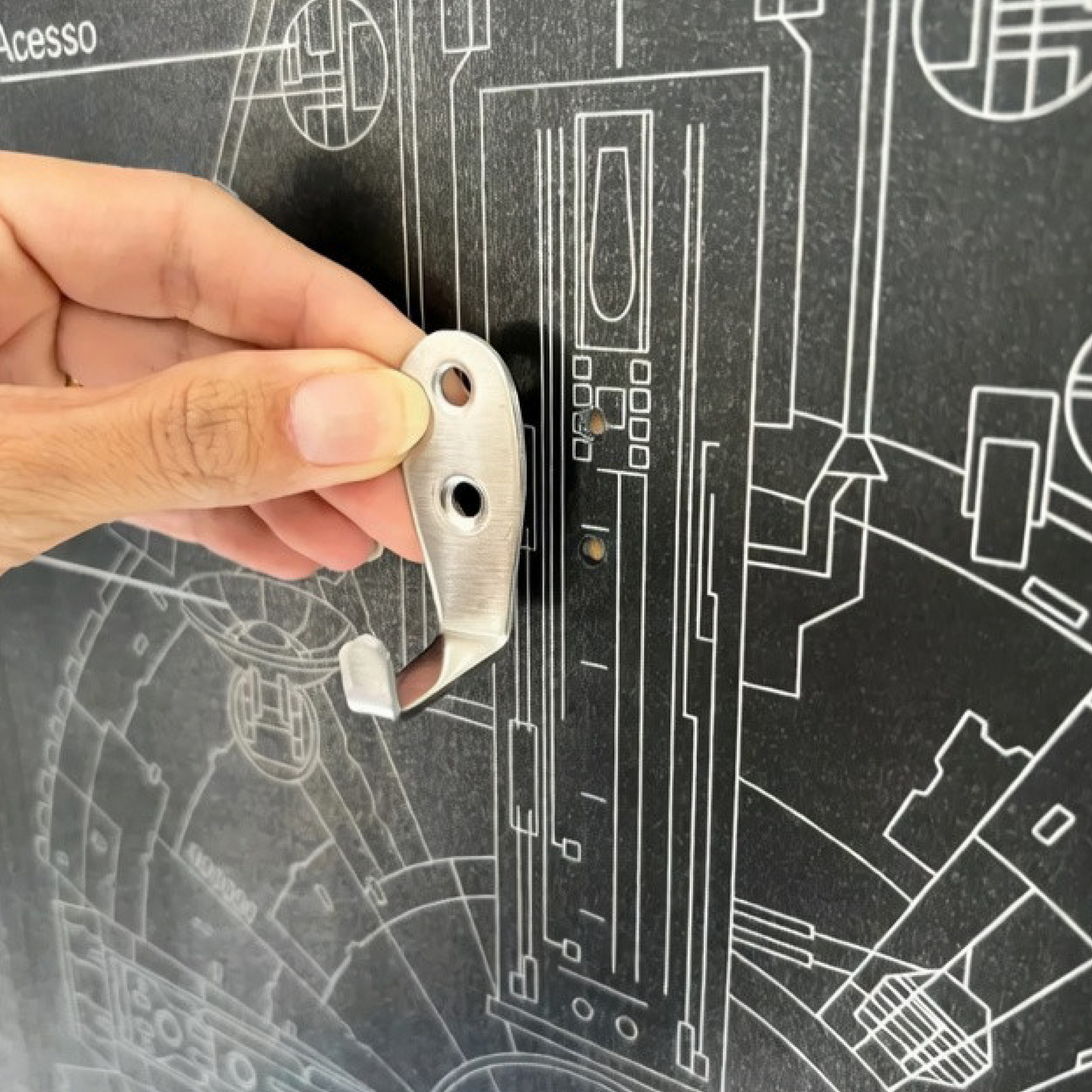 Quadro de Acr&iacute;lico para Millennium Falcon (1381 pe&ccedil;as)