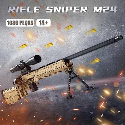 Fuzil de Precis&atilde;o M24 (1086 pe&ccedil;as)