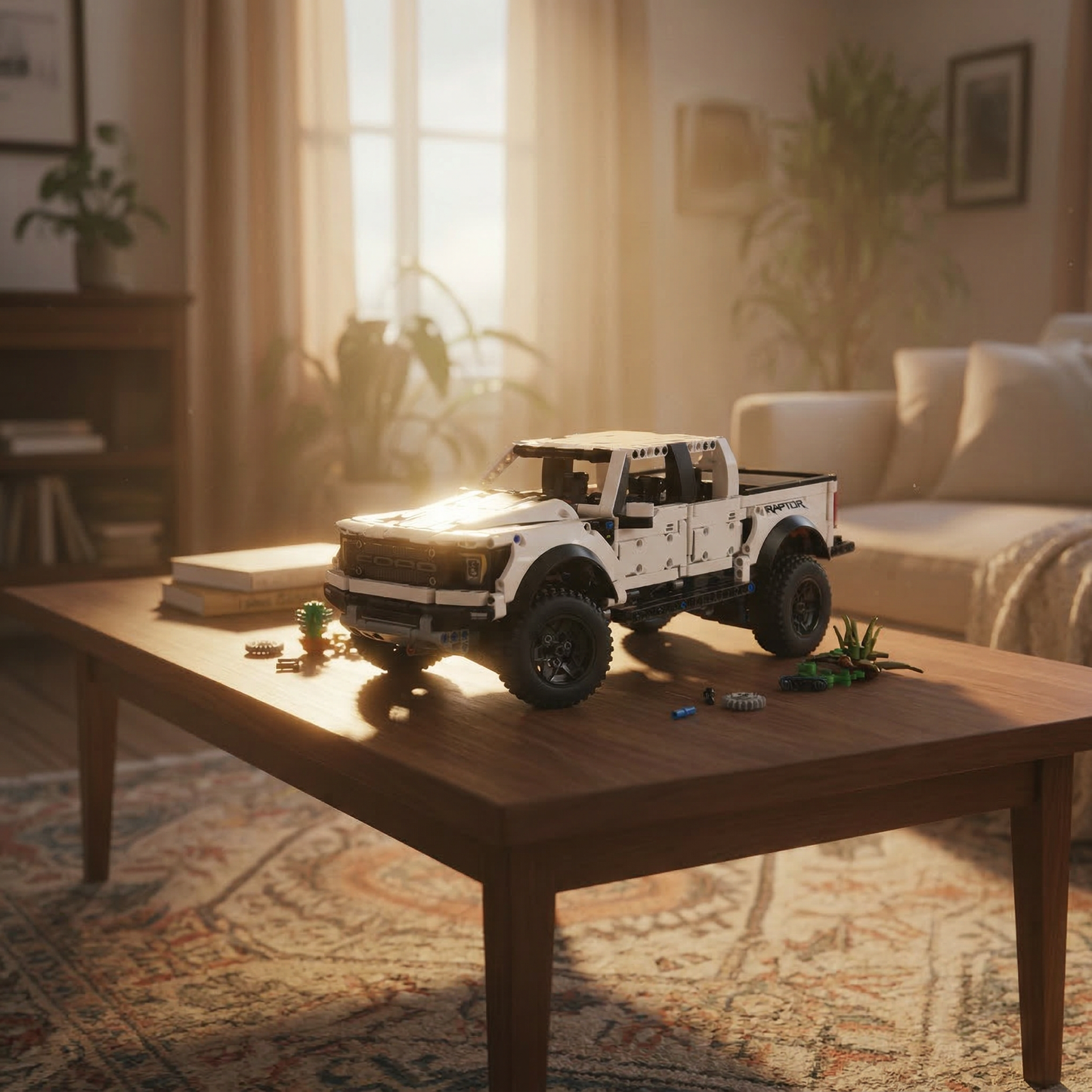 Ford F-150 Raptor Branca (1379 pe&ccedil;as)