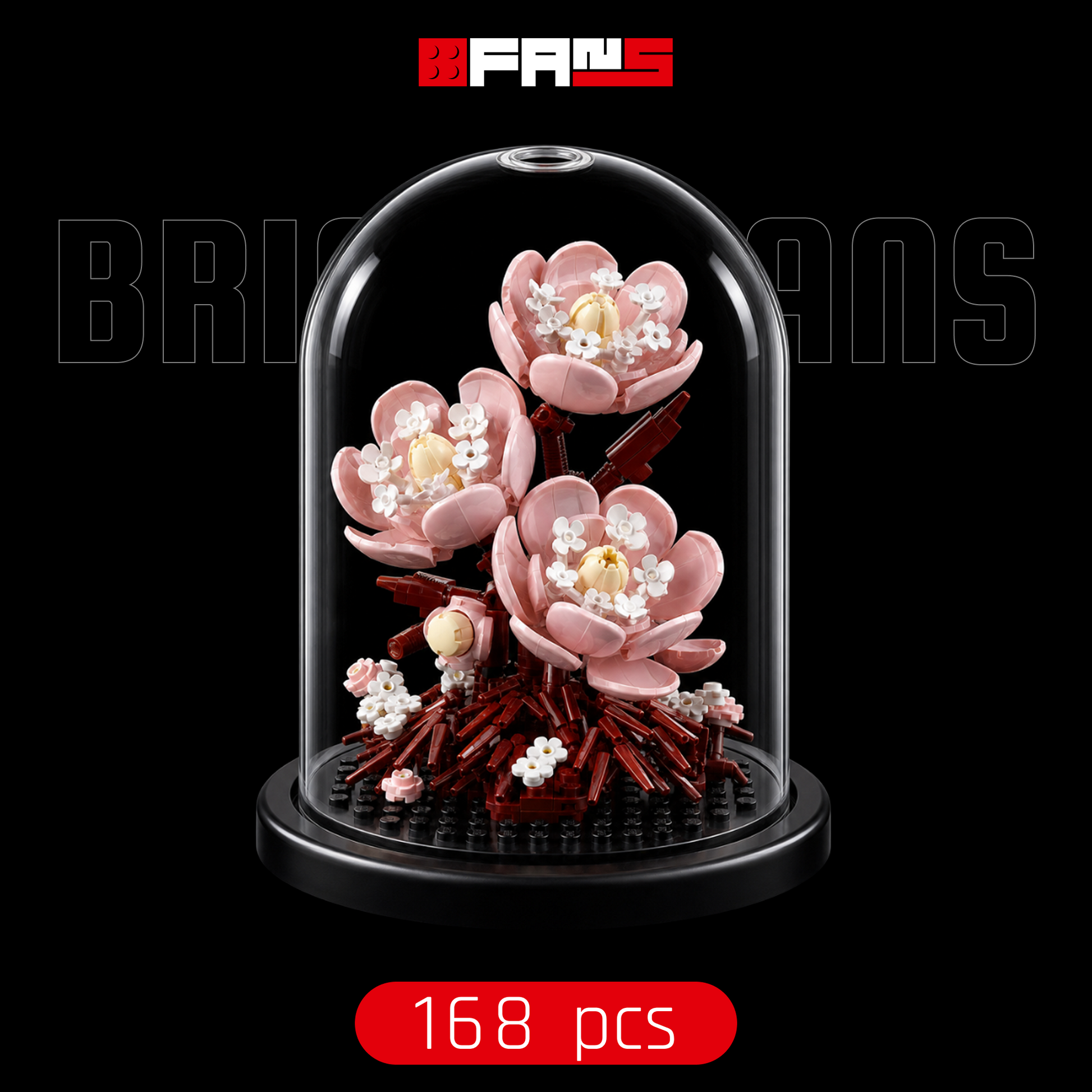 Redoma de Flores de Cerejeira (168 pe&ccedil;as) | Capa 1