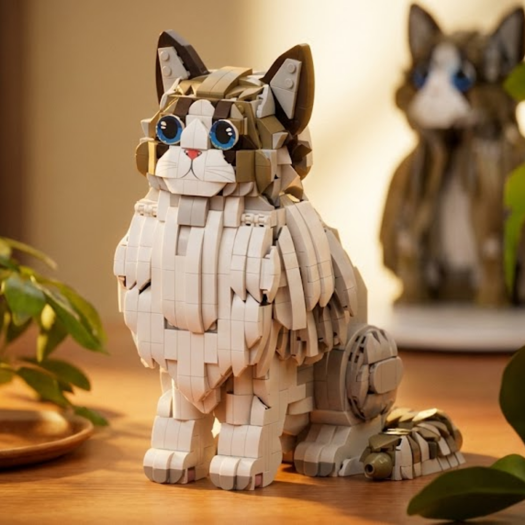 O Companheiro Perfeito: Gato Ragdoll (1438 pe&ccedil;as)
