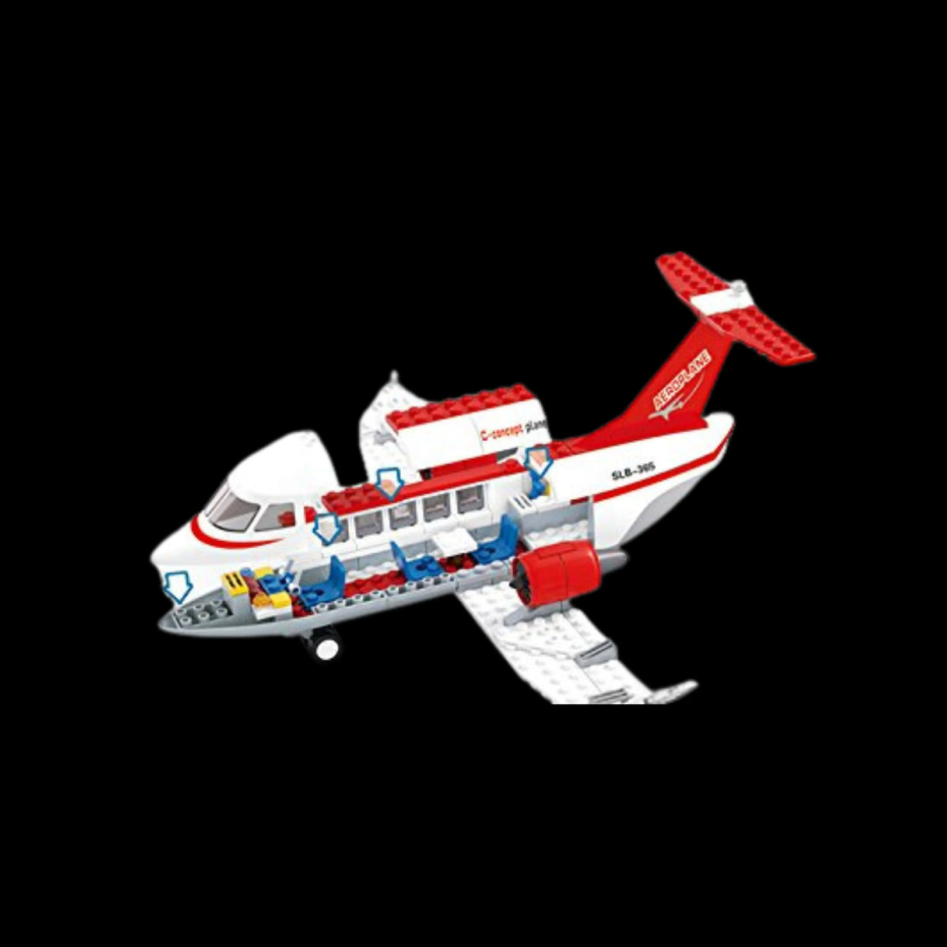 Avi&atilde;o (275 p&ccedil;s) - Brics Craft