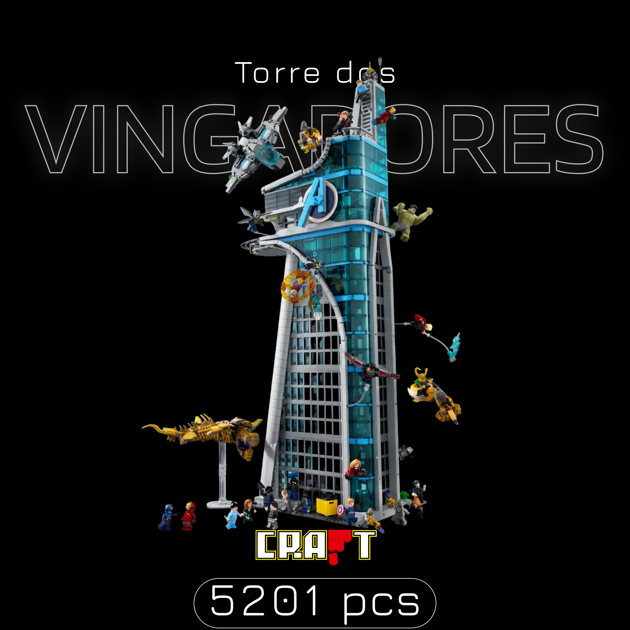Torre dos Vingadores (5201 pe&ccedil;as)