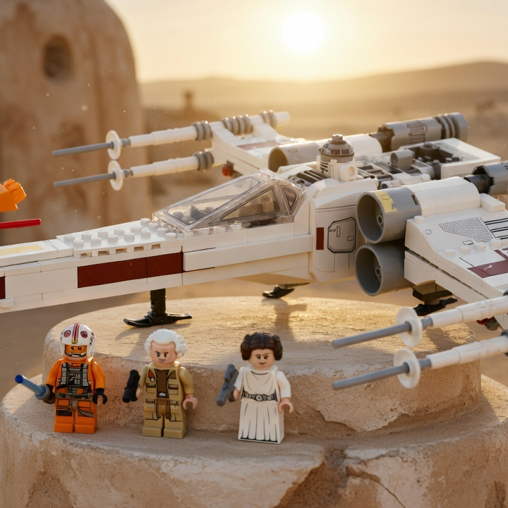 Star Wars - Ca&ccedil;a-Estelar X-Wing (474 pe&ccedil;as)