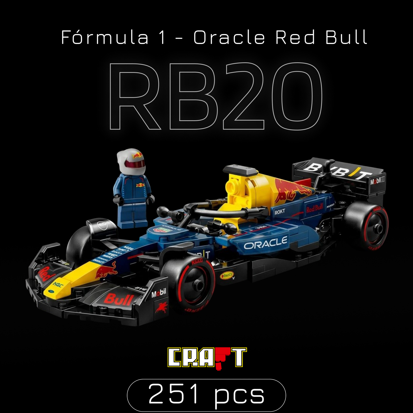Speed Champion - Oracle Red Bull Racing RB20 (251 pe&ccedil;as)