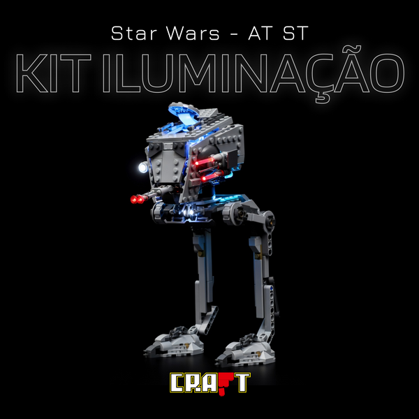 Kit de Ilumina&ccedil;&atilde;o para AT-ST de Holth (586 pe&ccedil;as)