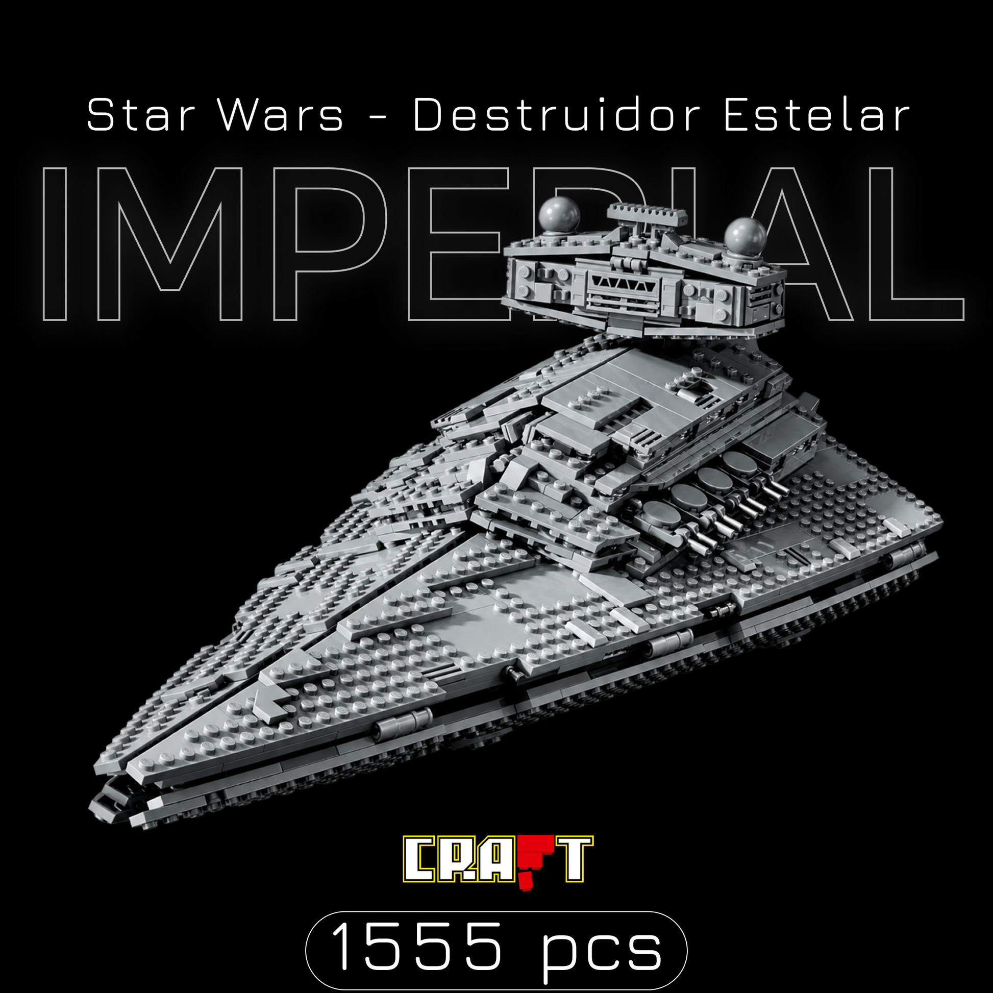 Capa 1 do LEGO Star Wars 75394, Destruidor Estelar Imperial com 1.555 pe&ccedil;as