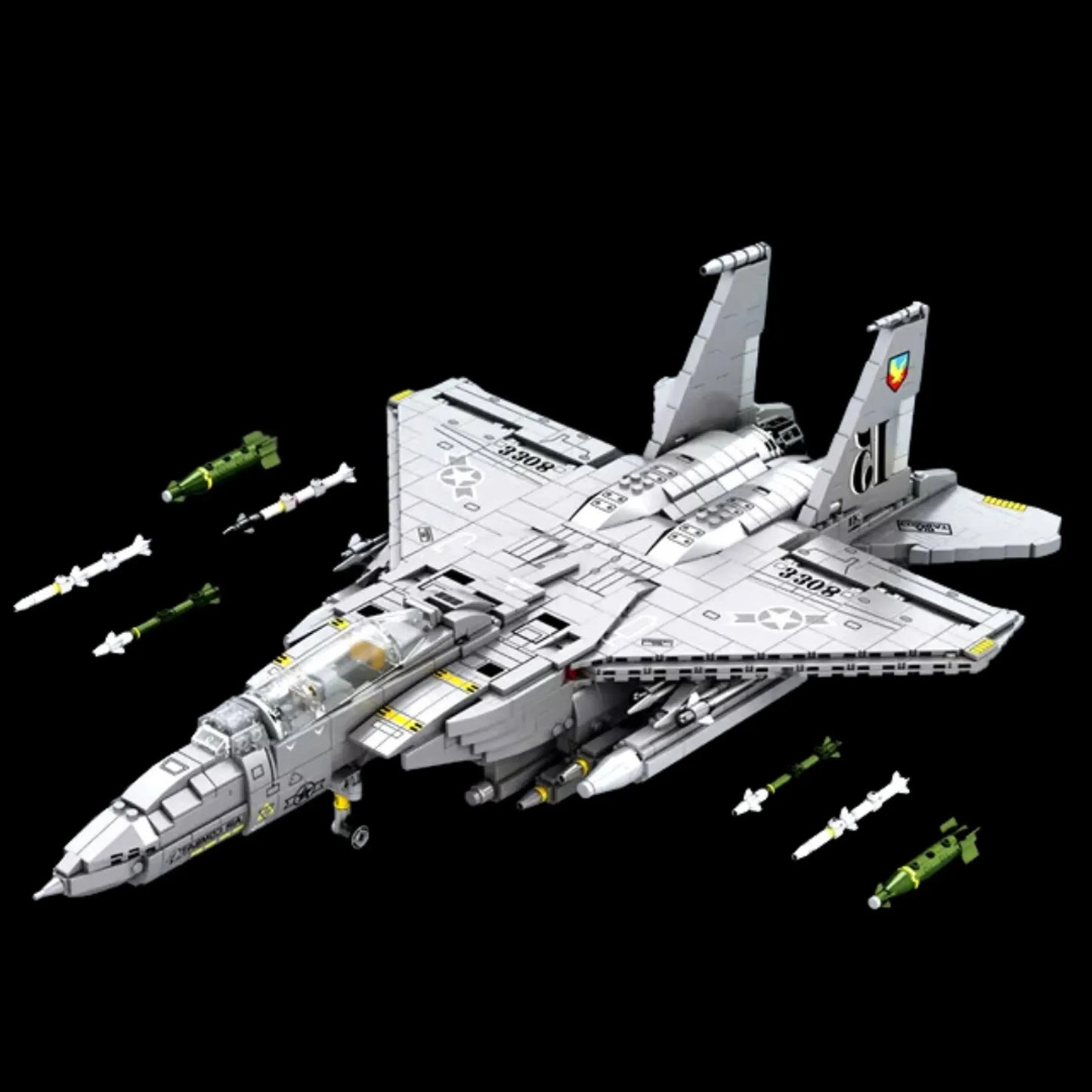 Ca&ccedil;a F-15 E (2216 p&ccedil;s) - Brics Craft