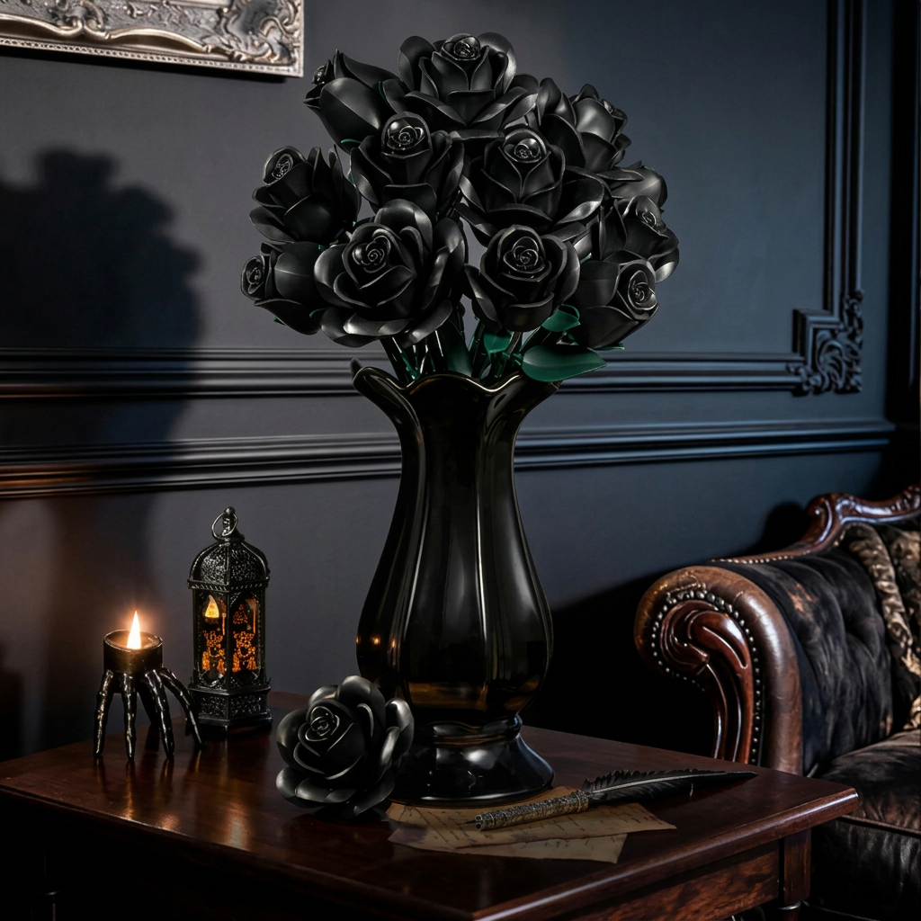 Buqu&ecirc; de Rosas Negras (784 pe&ccedil;as)