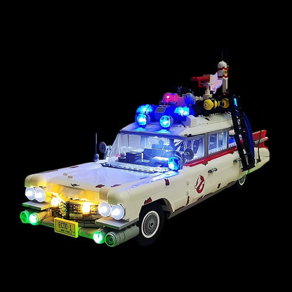 Kit de Ilumina&ccedil;&atilde;o para o Cadillac ECTO-1 dos Ca&ccedil;a-Fantasmas (2352 pe&ccedil;as)