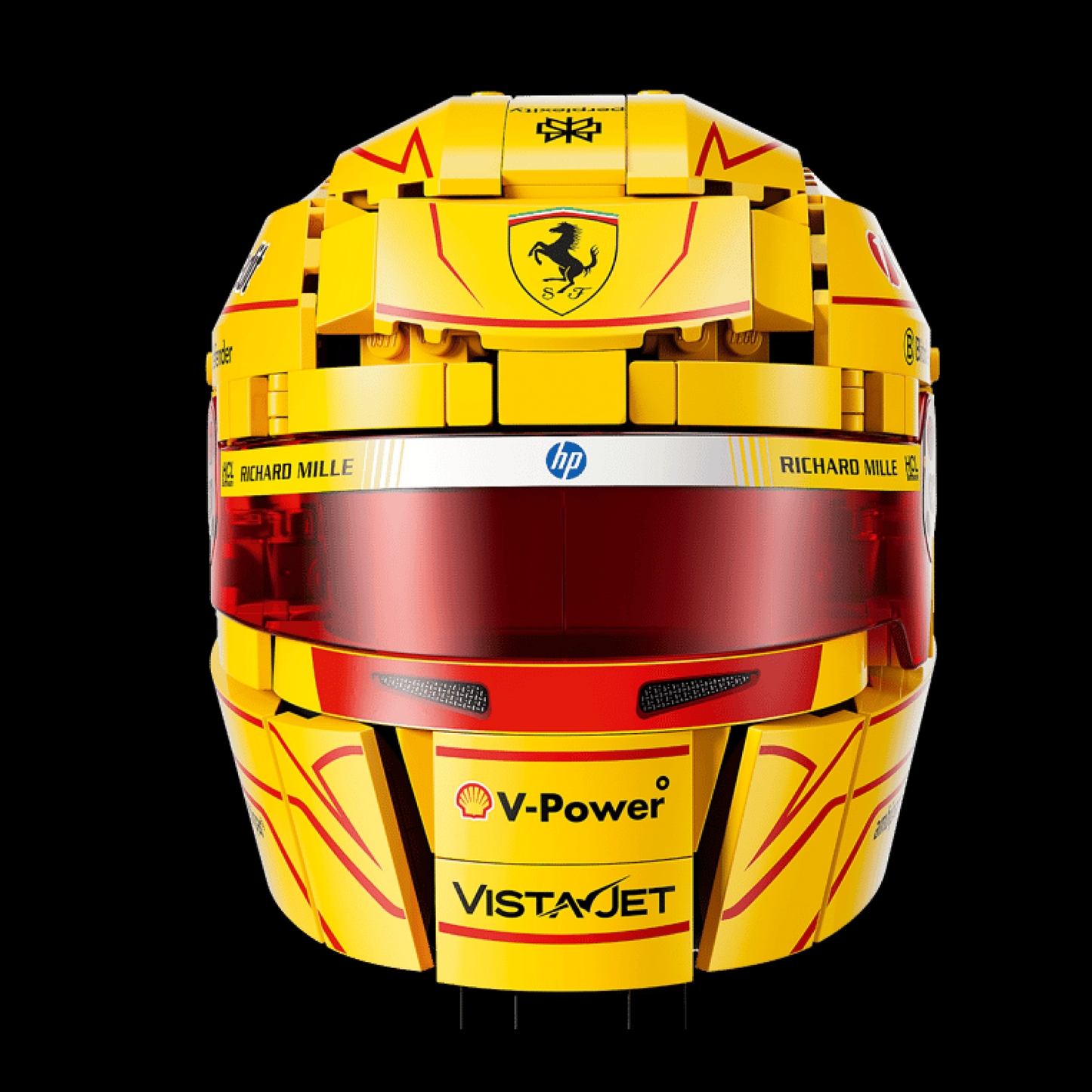Capacete Ferrari HP - Lewis Hamilton (884 pe&ccedil;as)