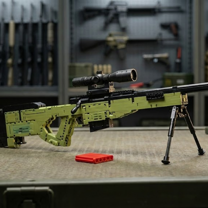 Franco-Atirador &Aacute;rtico: AWM L96 (1628 pe&ccedil;as) - Brics Craft