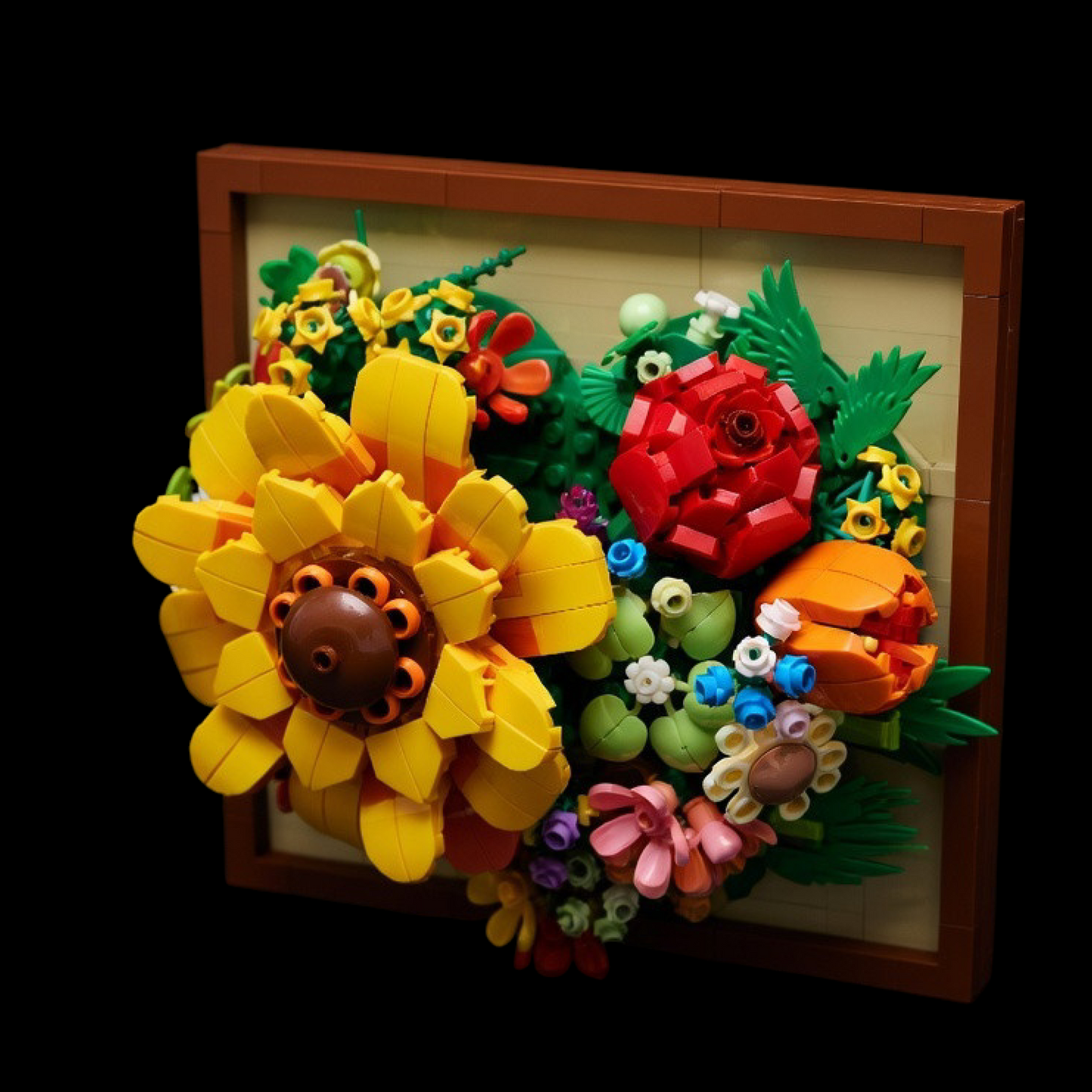 Moldura Floral 3D (781 pe&ccedil;as)
