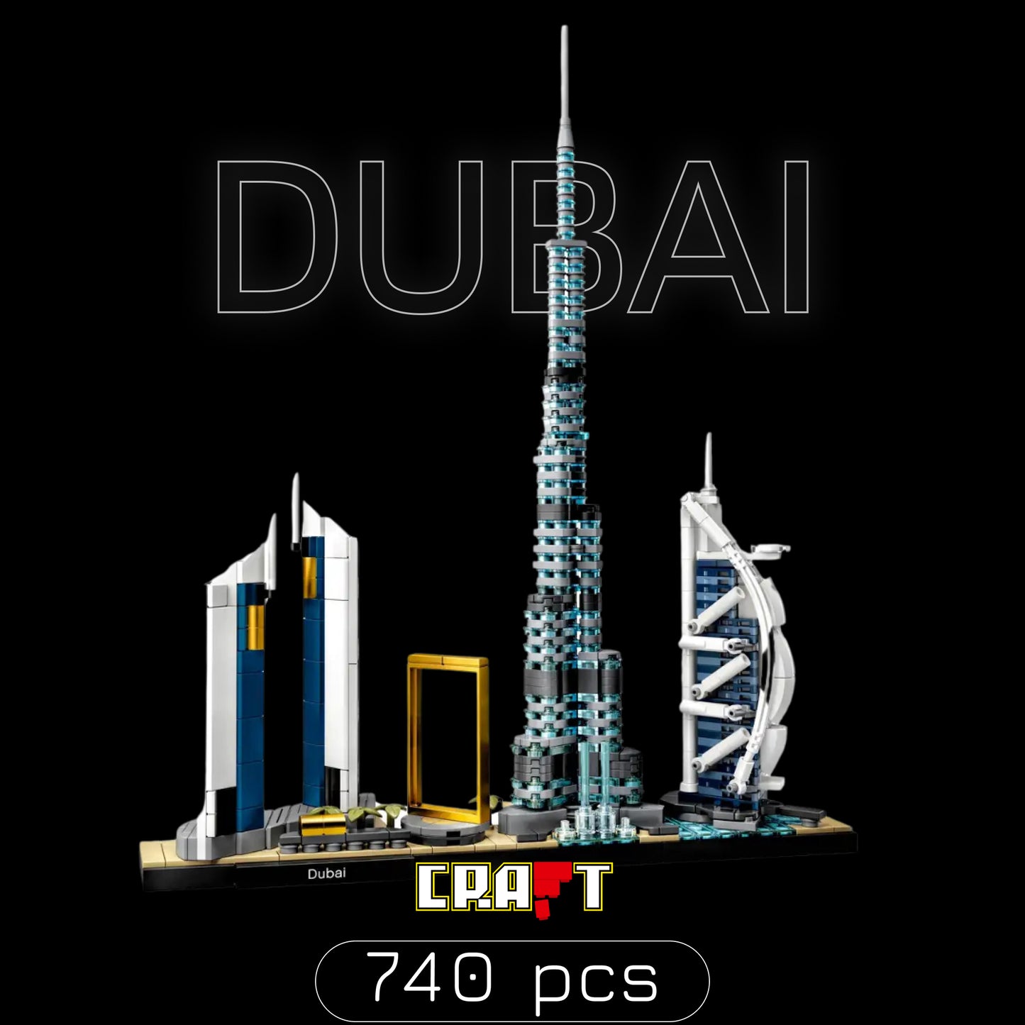 Cidade de Dubai (740 pe&ccedil;as)