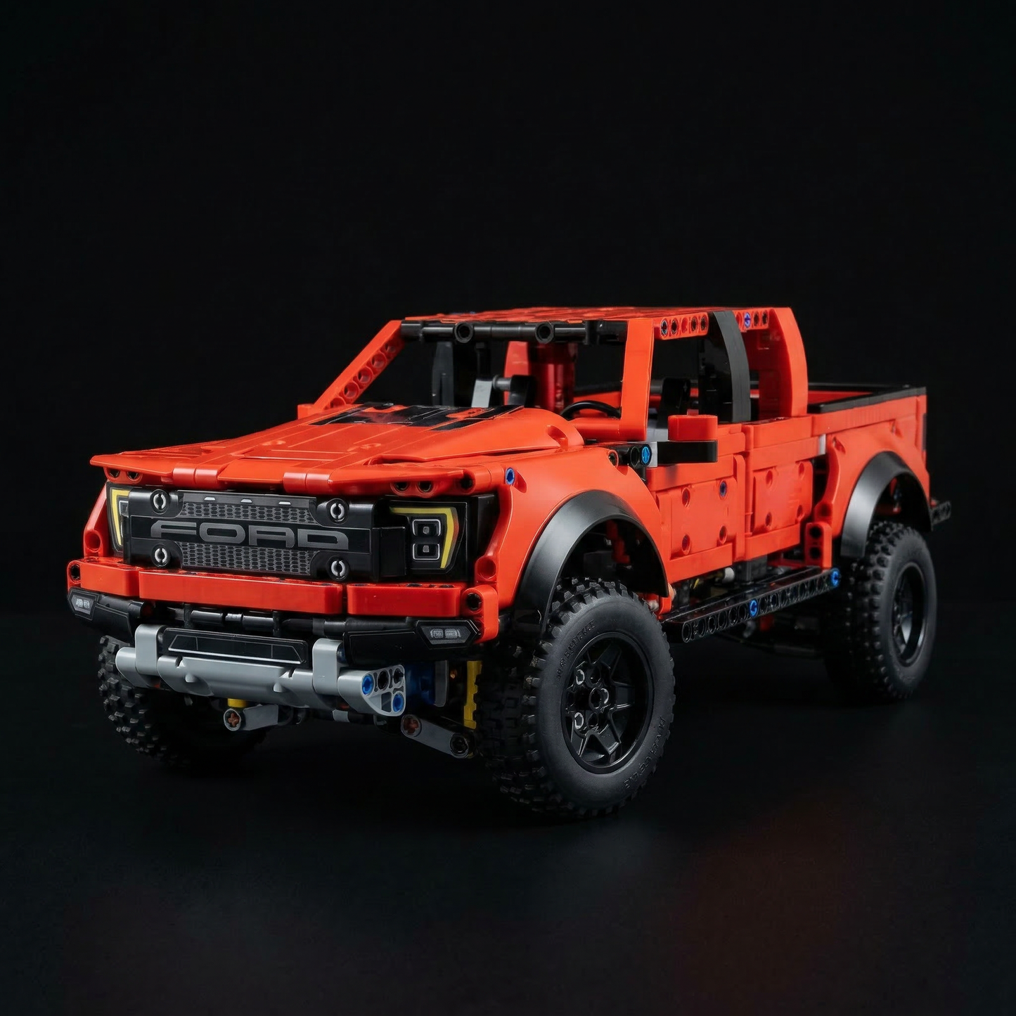 Ford F-150 Raptor Vermelho (1379 pe&ccedil;as)