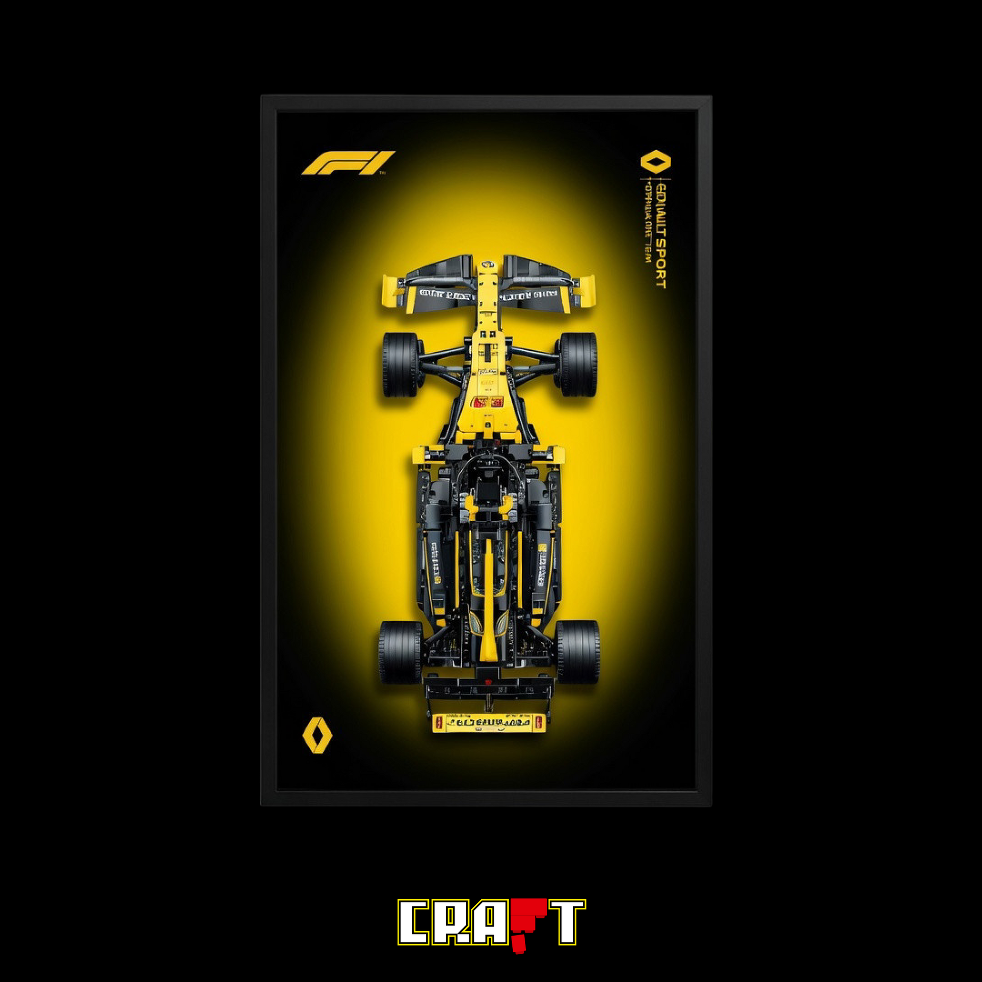 Quadro Fosco para a F&oacute;rmula-1 Renault
