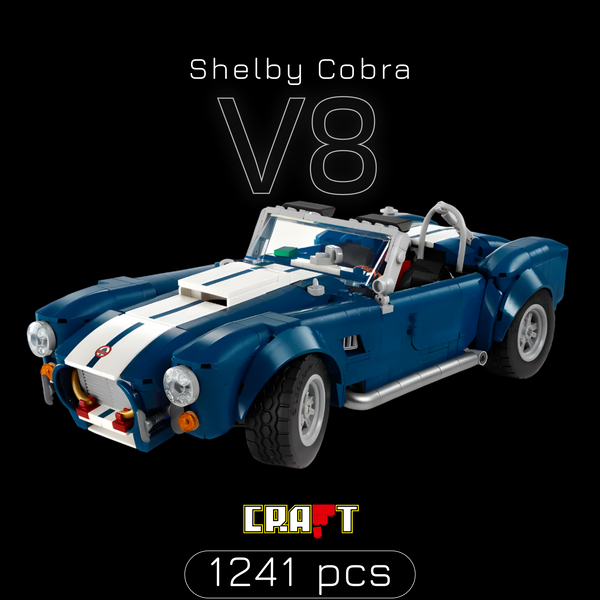 Shelby Cobra V8 (1241 peças)