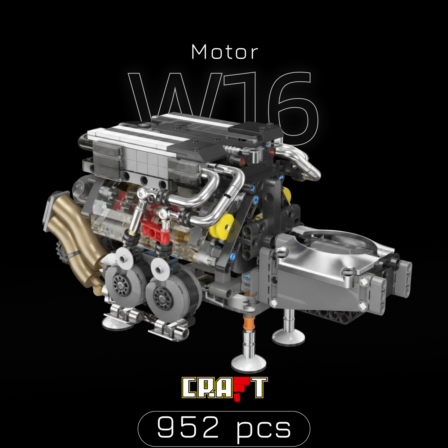 Motor W16 (952 pe&ccedil;as)