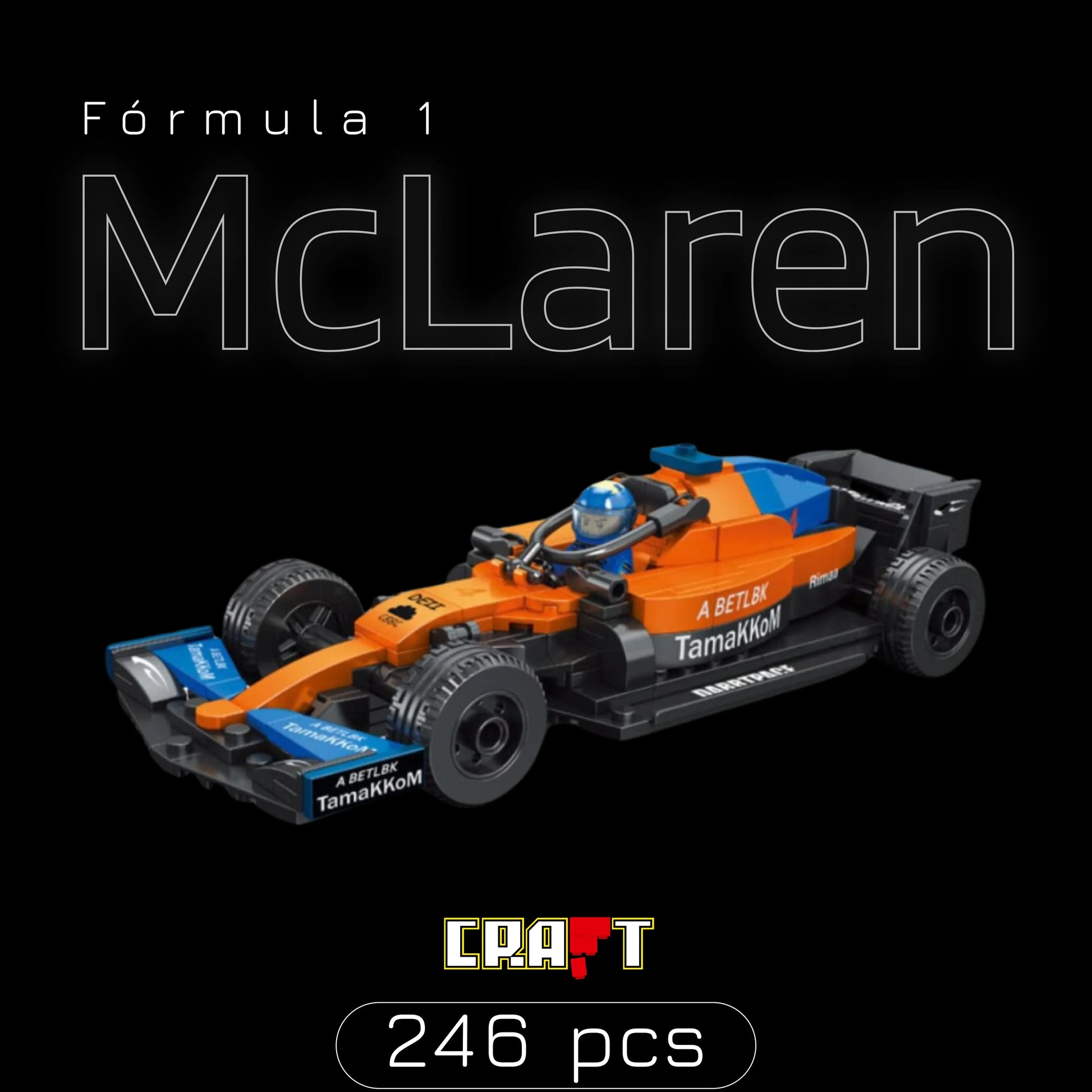 F&oacute;rmula 1 - McLaren (246 p&ccedil;s) - Brics Craft