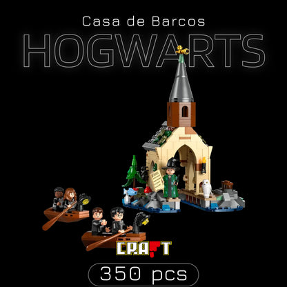 Harry Potter - Casa de Barco: Castelo de Hogwarts (350 pe&ccedil;as)
