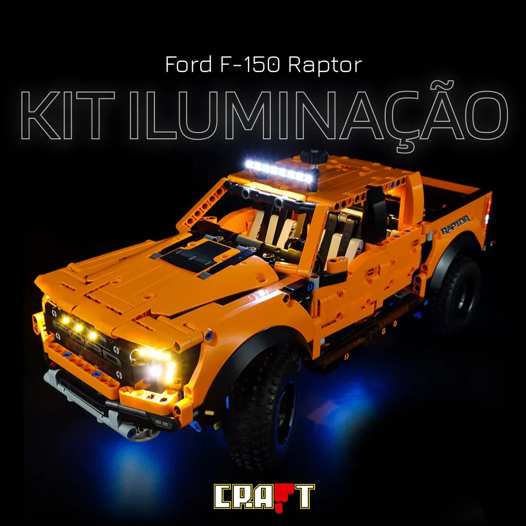 Kit de Iluminação para o Ford F-150 Raptor (1379 peças)