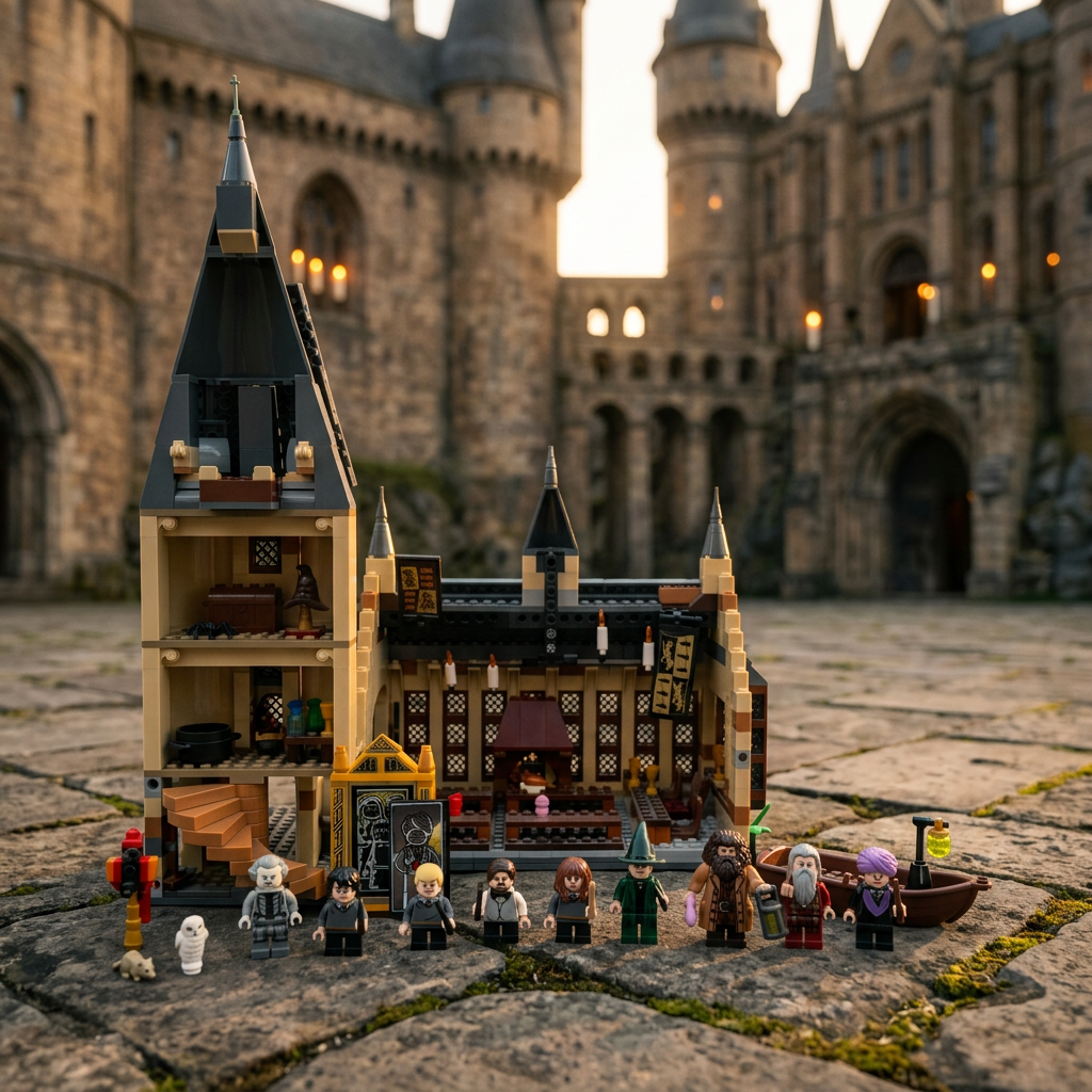 Harry Potter - O Grande Sal&atilde;o de Hogwarts (878 pe&ccedil;as)
