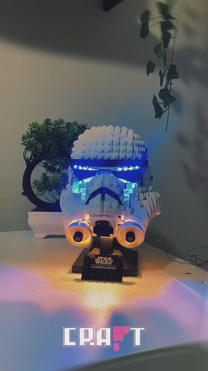 Star Wars - Capacete Stormtrooper (647 pe&ccedil;as)