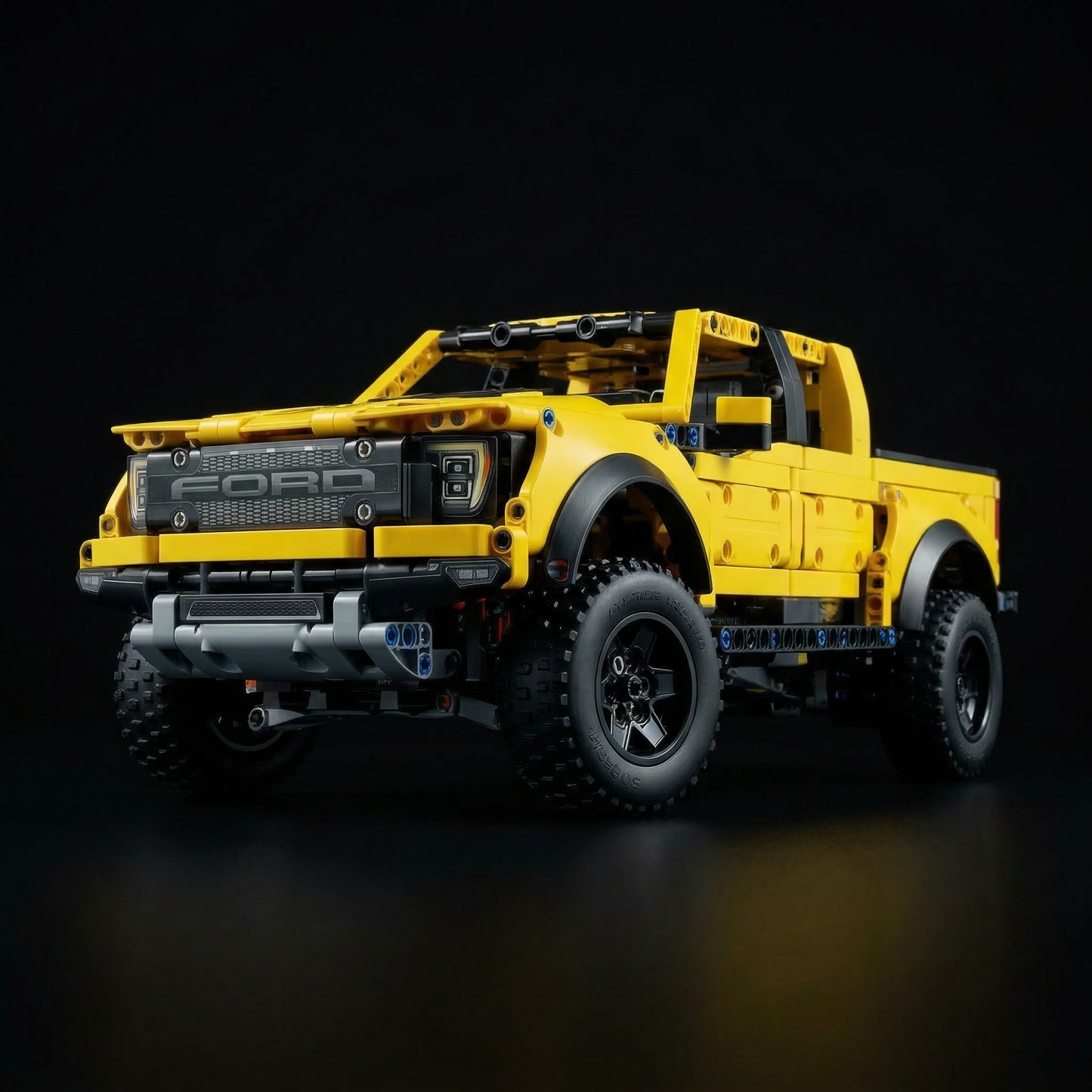 Ford F-150 Raptor Amarelo (1379 pe&ccedil;as)
