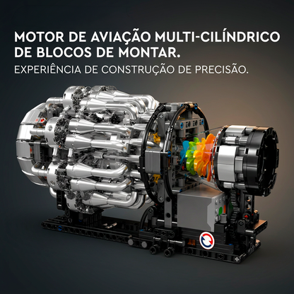 Motor Turbojato Mec&acirc;nico (1214 pe&ccedil;as)