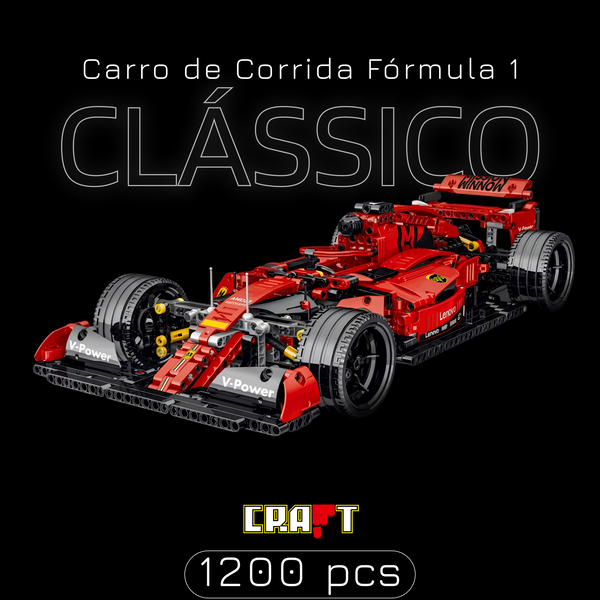 F&oacute;rmula 1 - Ferrari (1200 pe&ccedil;as)