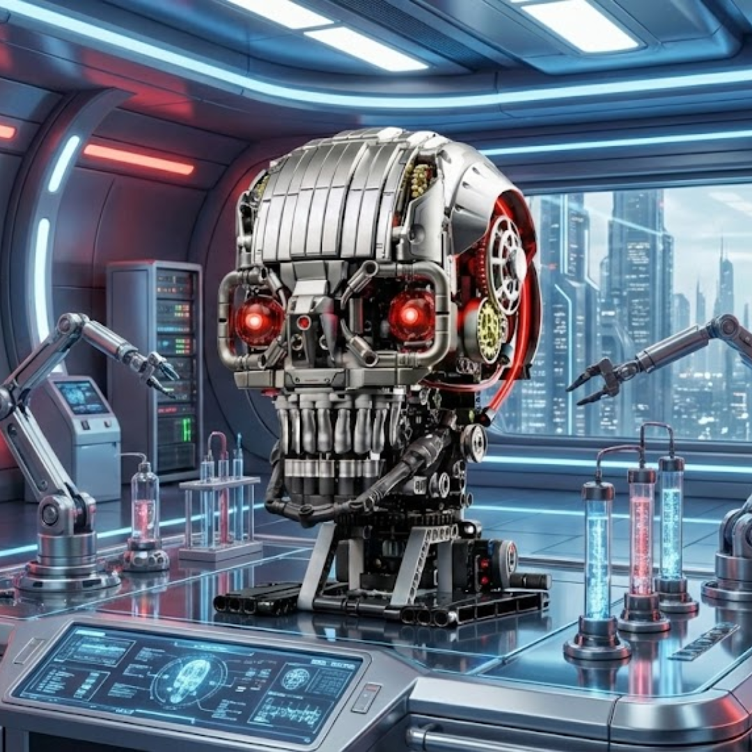 O Exterminador do Futuro: Crânio Mecânico (1099 peças)