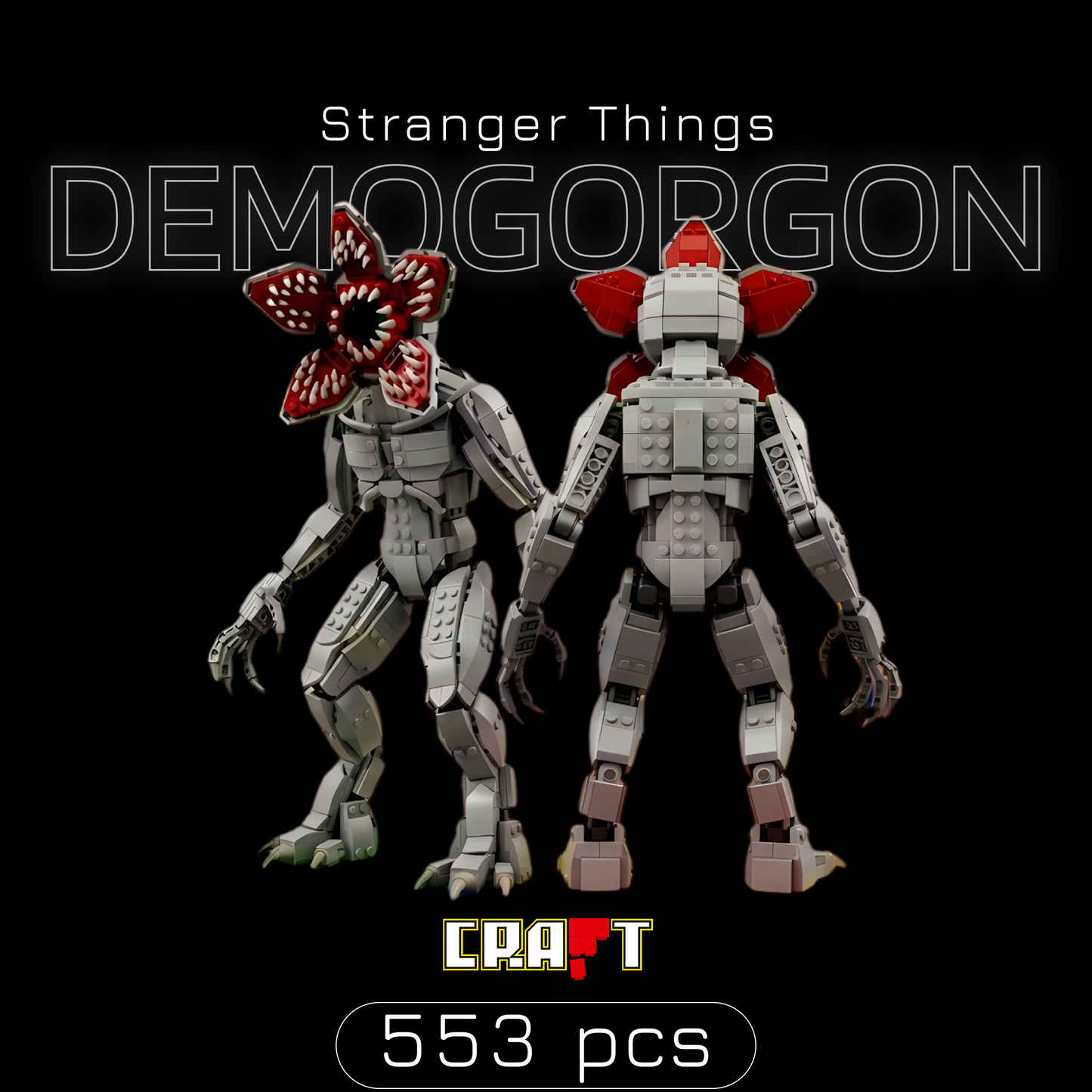 Stranger Things - Demogorgon Articulado (553 pe&ccedil;as)