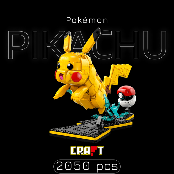 Pok&eacute;mon - Pikachu e Pokebola (2050 pe&ccedil;as)